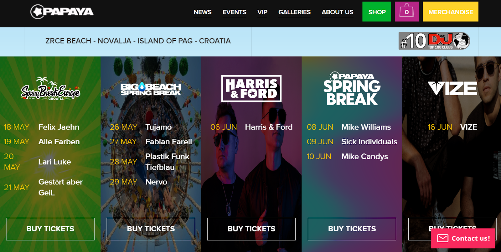 31 Night Club Website Design Examples We Love [+ How To Make Your Own]